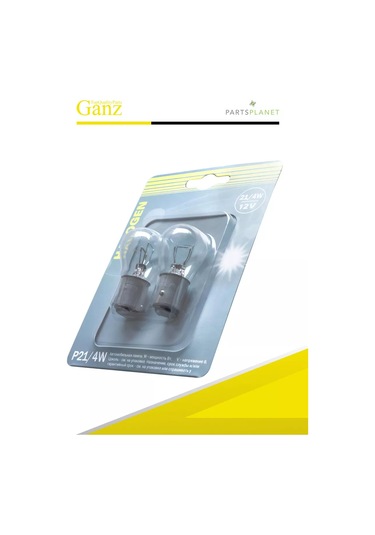 Ganz P21/4w, 12v 21/4w, 2 Adet Otomobil Lambası 148701756