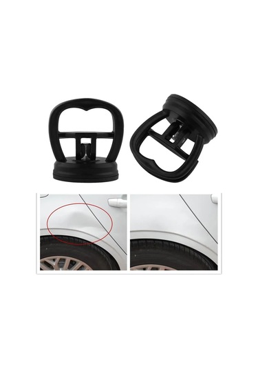 Vkemall Araba Çukurları İçin Vakumlu Emme Kupası, Cam Ve Fayans Taşıma Aracı, Siyah, 5 Cm Çap