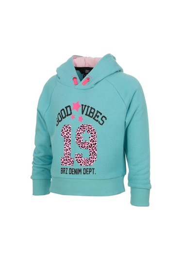 Brz Kids Kız Çocuk Kapüşonlu Sweatshirt