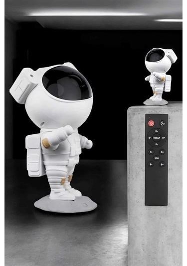 Mey İthalat Çocuklara Özel Projeksiyon Astronot Lamba Speaker Sevimli Diğer