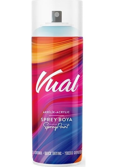 Permolit Vual Akrilik Sprey Boya Mavi Parlak 400 Ml - Ral5010 Mavi