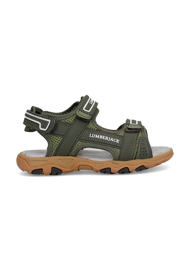 Lumberjack 101985134 5m Loten 5fx Filet Erkek Çocuk Düz Sandalet Haki Haki