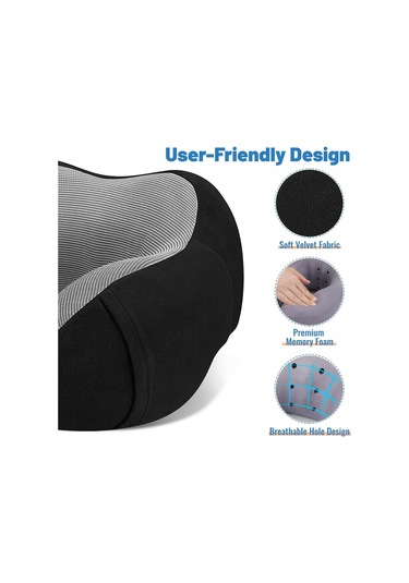 Singree Yolculuk Boyun Yastığı, Hafıza Köpük, U-şekilli, Nefes Alıcı Kumaş, Uçak/araba/ofis İçin, Kolay Taşınabilir, 8 Renk Seçeneği Diğer