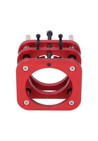 Tenfowee Alüminyum Router Masa Tabanı - 51mm Manuel Yükseklik Ayarı - 4 Pençe Sabitleme - Ahşap İşleme Uyumlu