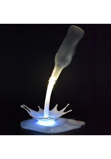 Metabagua Strade Store Led Masa Gece Işık 3d Muhteşem Hediye Yatak Odası Dekor Için 3d Dökme Şarap Lambası Renkli Işıklar Szs7wv Renkli