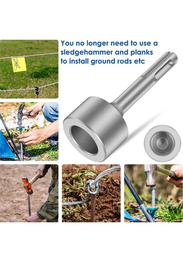 Sds-plus 19mm Ve 21mm Yuvarlak Saplı Çelik Matkap Sürücüsü