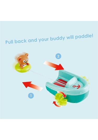 Hape Çek-bırak Tekne Ve Ayıcık - Banyo Oyuncağı
