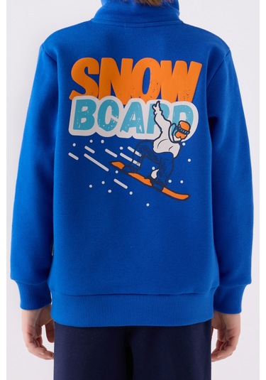 Rolypoly Erkek Çocuk Eşofman Takımı Rp3438 Kobalt Kobalt Mavi - Lacivert