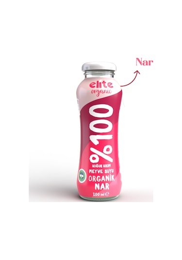 Elite Organik Nar Suyu 200 Ml