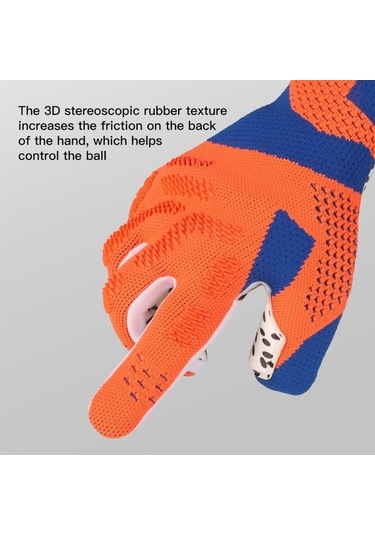 Artfulabode Yüksek Yaş Tutuş, Tasarım, Taban, Skycıty Profesyonel Kaymaz Kaleci İçin Her Futbol Eldivenleri Dayanıklı - Yr Turuncu