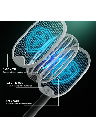 Ruicoo Katlanır 2'li Elektrikli Sivrisinek Öldürücü - Taşınabilir & Duvara Asılabilir Usb Şarjlı