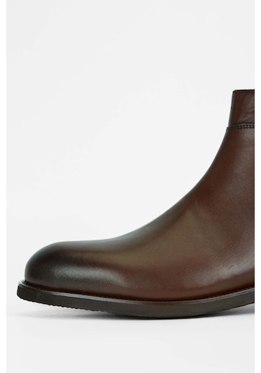 Tamer Tanca Erkek Hakiki Deri Kahverengi Casual Bot 183 12471 Erk Bot Sk23/24 Kahve Kahverengi