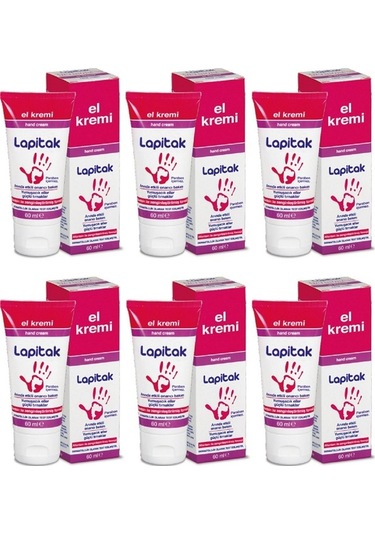 Lapitak El Bakım Kremi 6 x 60 ML