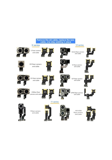 iPhone Uyumlu 12 Mini J10400 İ2c Arkaya Bakan Ultra Geniş Kamera