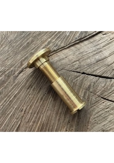 Door Pirinç Çelik Kapı Dürbünü Ahşap Kapı Dürbünü Sarı Renk 14mm 5cm