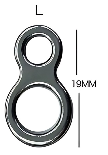 Seoul 15 Adet L Boy, İki Gözlü,çift,double,sekiz,solid Halka