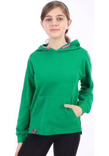 Toontoy Kız Çocuk Sweatshirt Çimen Yeşili
