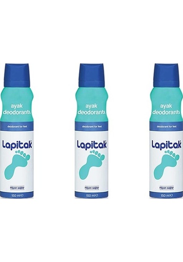 Lapitak Ayak Deodorantı 3 x 150 ML
