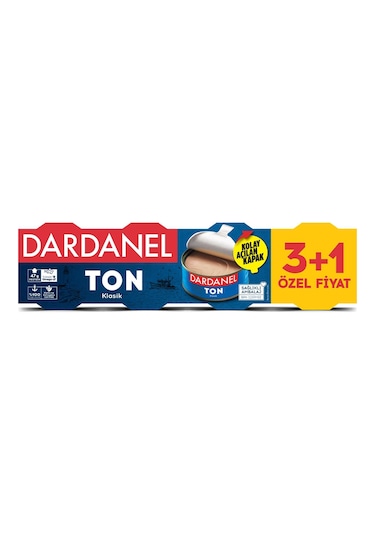 Dardanel Ayçiçek Yağlı Ton Balığı 4x75 gr