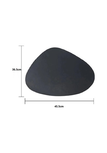 4 Adet Masa Örtüsü Kaymaz Altlık Deri Yer, Açık Mavi Açık Mavi