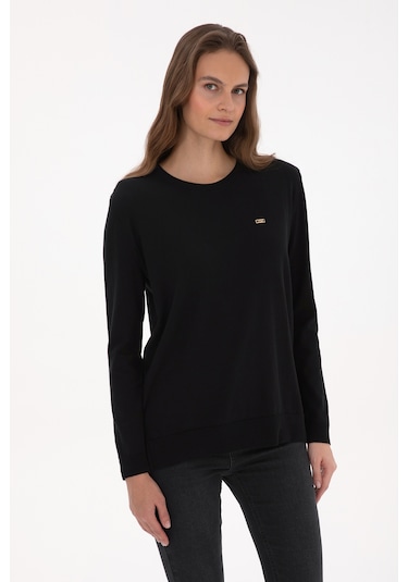 U.s. Polo Assn. Kadın Siyah Kazak /triko 50313579-vr046 Sıyah