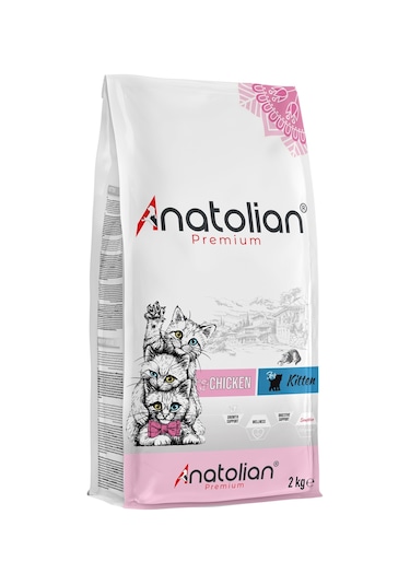 Anatolian Premium Kitten Tavuklu Yavru Kedi Maması 2 KG
