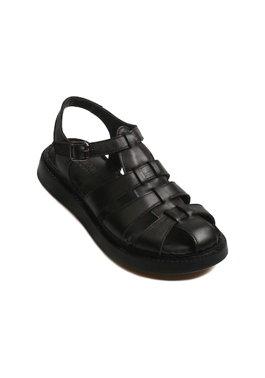 Fast Step Hakiki Deri Kadın Klasik Sandalet 621za880 001