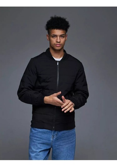 Poduct-jacket Oversize Bomber Demisezon Yeni Model 219220438 Siyah