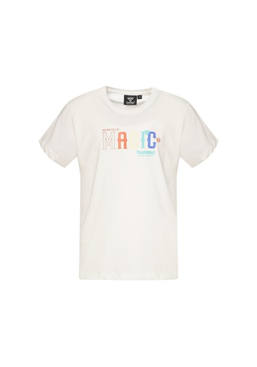 Hummel Tower Çocuk Kısa Kollu Tişört 912262-9003 Beyaz