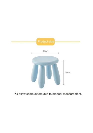 Sones Renkli Çocuk Taburesi Sandalye Bebek Taburesi Plastik Anaokulu Taburesi Turuncu
