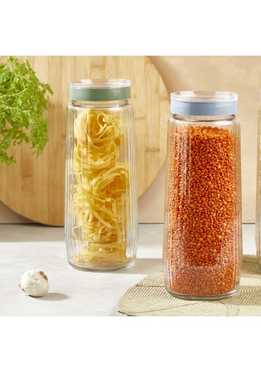 Selka Home Rigel 3'lü Cam Kavanoz 1500 Ml