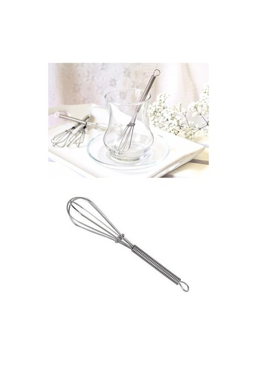 Büro Ev Ofis Mutfağı İçin 6adet Yaylı Çırpıcı Stil Karıştırıcı Çay Kaşığı Diğer