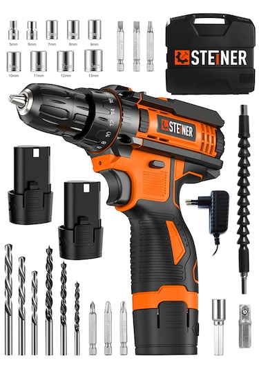 Steiner AR-128VF Li-ion T Çift Akülü Şarjlı Vidalama