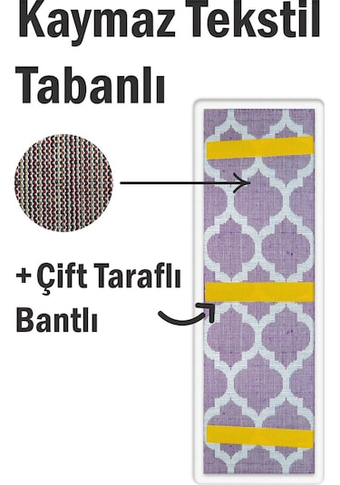 Dikdörtgen Dokuma Merdiven Halısı Kendinden Yapışkanlı Kahve Siyah