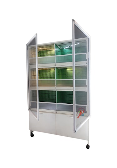 İstanbul Kafes Model 6D Pvc Kuş Dolabı