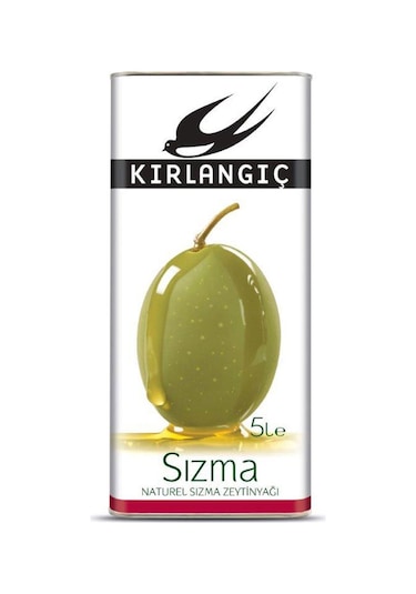 Kırlangıç Naturel Sızma Zeytinyağı Teneke 5 L