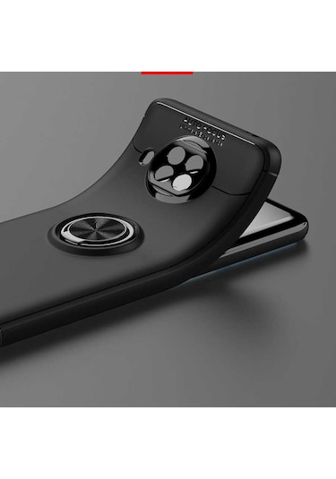 Xiaomi Redmi Note 9 Pro 5G Kılıf Yüzüklü Magnetli Ravel Case