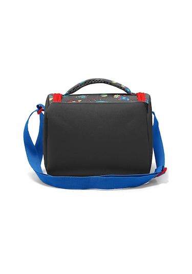 Coral High Kids Koyu Gri Kırmızı Uzay Desenli Thermo Beslenme Çantası 11808