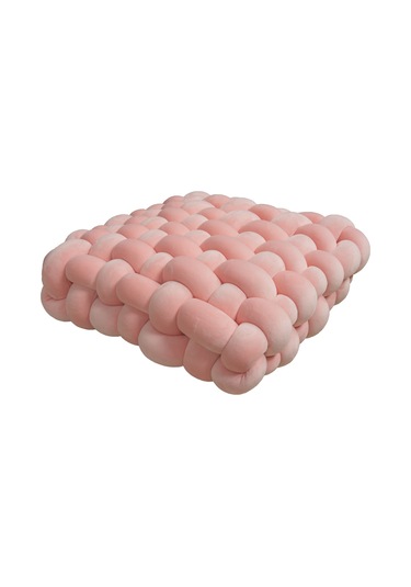 Kare Dokuma Yumuşak Kalın Kanepe Yastık Hazır Erişte Yastık Bulut Yastık El Sırt Yastık Elyaf Pembe