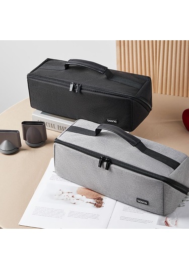 Baona Bn-ds010 İçin Büyük Kapasiteli Su Geçirmez Saç Kurutma Makinesi Saklama Çantası Gri