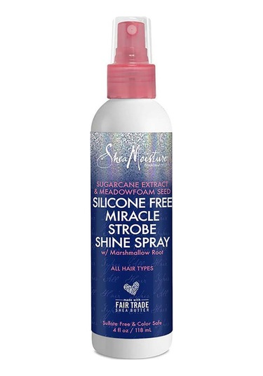 Shea Moisture Şeker Kamışı Özü ve Çayır Köpüğü Tohumu Silikonsuz Parlatıcı Saç Spreyi 118 ML