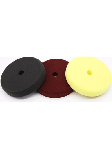 Novahub 6 İnç Otomobil Cilalama Süngeri - Orta Çizik Giderme - Kırmızı Renk Yat İçin Uygun