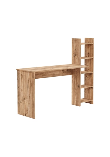 Kitaplıklı Fonksiyonel Çalışma Masası Atlantik Çam