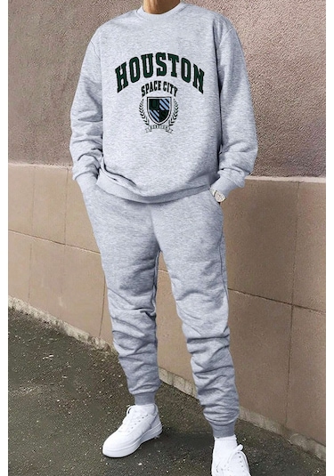 Antrasit Eşofman Takımı Gri1