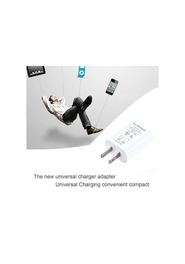 Yifomall 5v 2a Hızlı Şarj Cihazı Abd Tipi Usb Gövde Şarjedicisi İphone Samsung İpad Uyumlu Beyaz