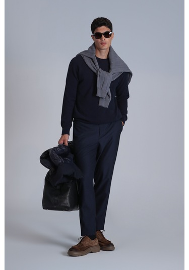 Lufian Moon Erkek Kazak Lacivert Lacivert 112090128100200 Lacivert