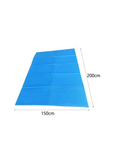 Homyl Katlanır Koltuk Pedi Taşınabilir Katlanmış Oturma Mavi Mavi