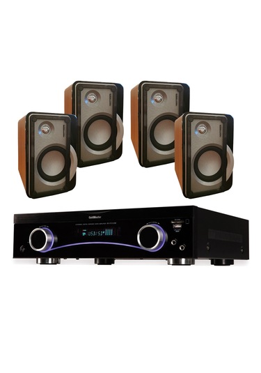 Goldmaster AV-313 Anfi Ev Sinema Sistemi + 4 Adet Hoparlör