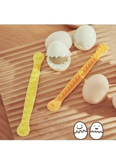 Ulzyvf 2 Adet Dantel Yumurta Kesici - Pratik Salata Aparatı Diğer Diğer