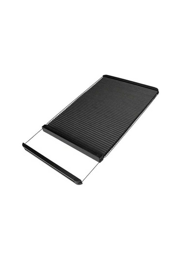 Trendooze Cloud011 Siyah Alüminyum Kumaş Karavan Kapı Stor Perde 12x21 Inch Güneşlik Kapı Koruma Siyah